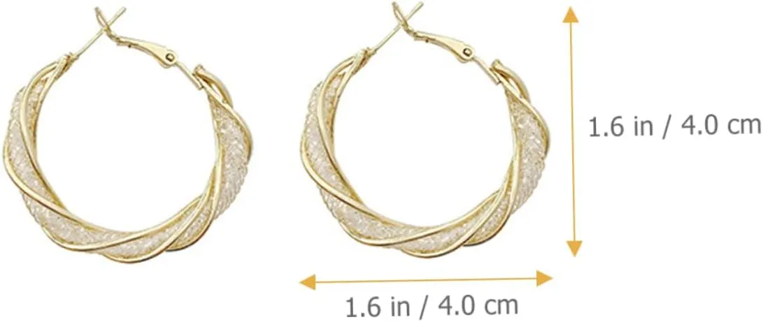 1 Pair Circle Hollow Earrings Jewelry for Women Earrings for Women Fashion Jewelry Prom Earrings Women