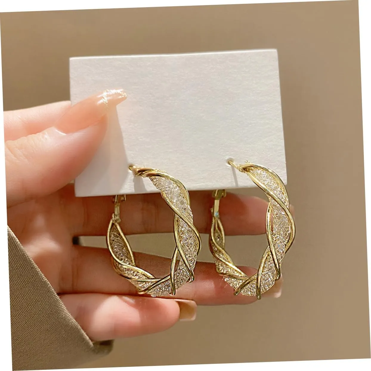 1 Pair Circle Hollow Earrings Jewelry for Women Earrings for Women Fashion Jewelry Prom Earrings Women