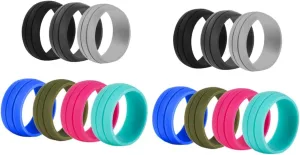 14 Pcs Women Wedding Ring Rubber Wedding Ring Wedding Rings Men Silicone Wedding Bands Men Ring
