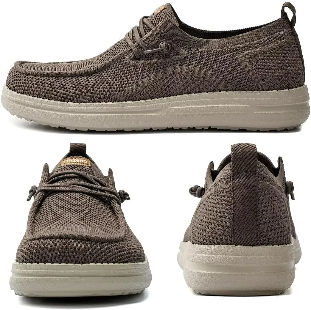 1TAZERO Wide-Shoes for Men - Toe-Box Walking Shoes with Arch Support