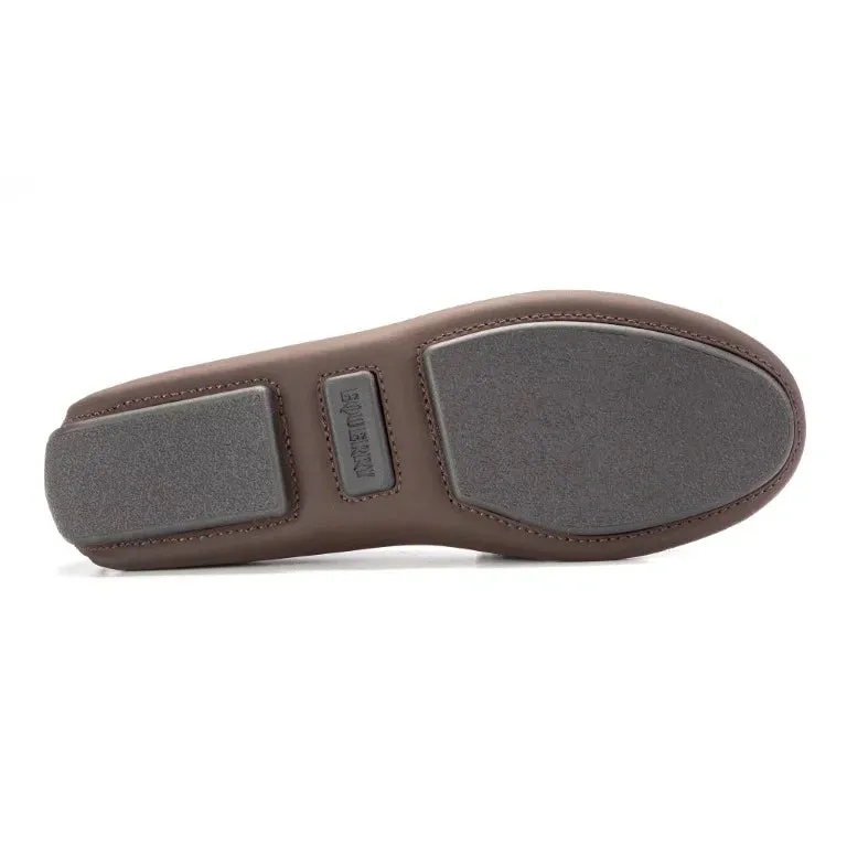 2498 - Brown Sahara Leather Soft Loafer for Girl/Teen/Women by London Kids