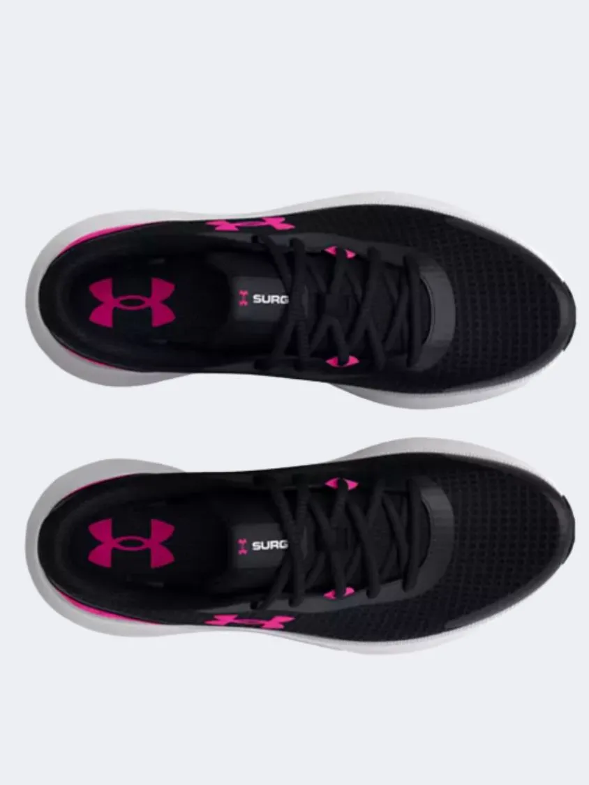 3024894-004 Ua W Surge 3 Black Black Rebel Pink