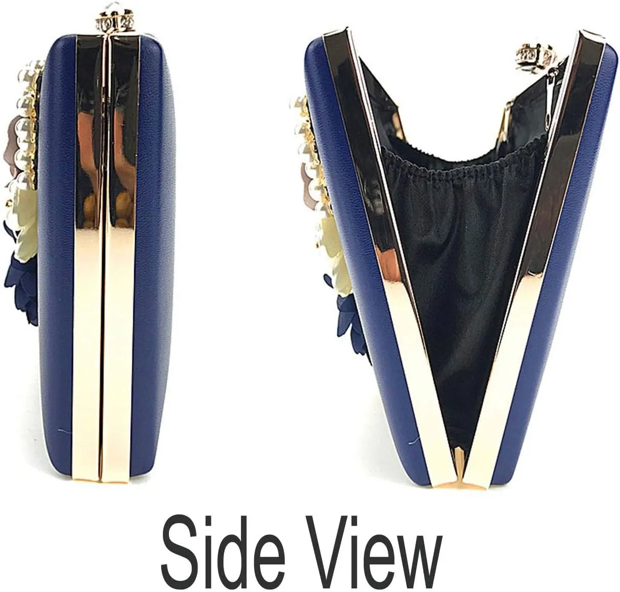 Amaze Flower Clutch Purse for Women Floral Evening Bags for Wedding Bride Formal Party