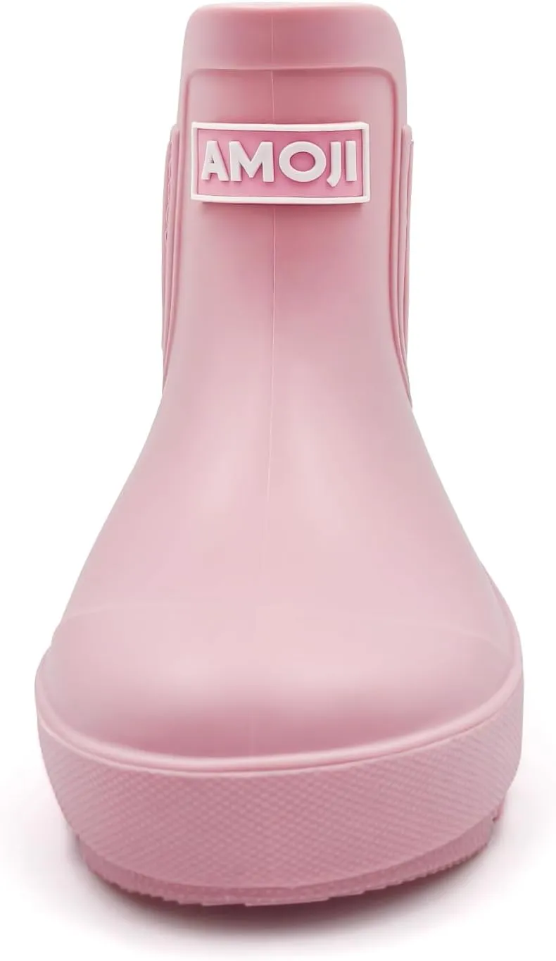 Amoji Boy Rain Boots Kid Waterproof Rubber Boots Garden Boots 6767