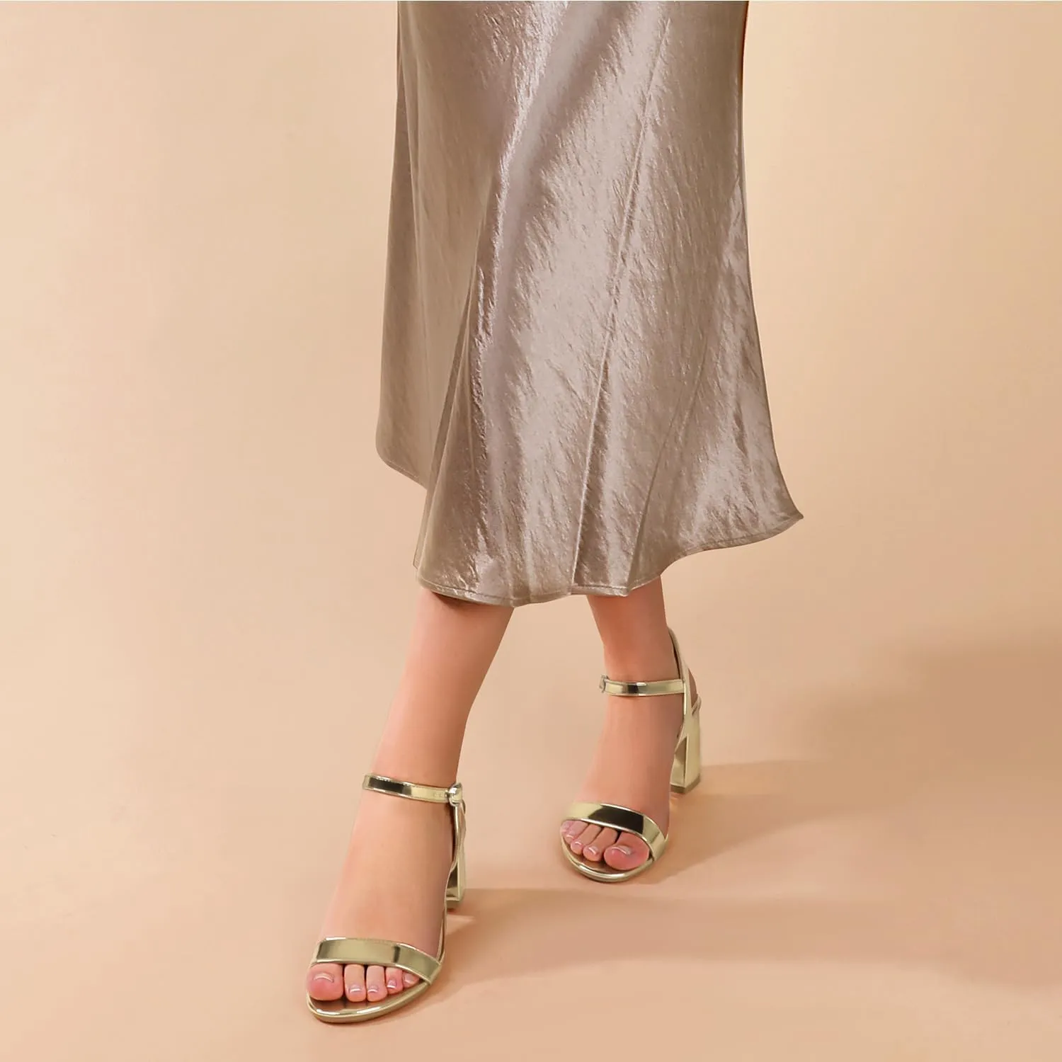 Ankis Nude Black Heels, 2.5'' Block Chunky White Clear Silver Heel Dressy Open Toe Heels For Women Ankle Strap Low Short Thick Strappy Dress Comfortable Sandal Casual Party Wedding Event Summer Shoes