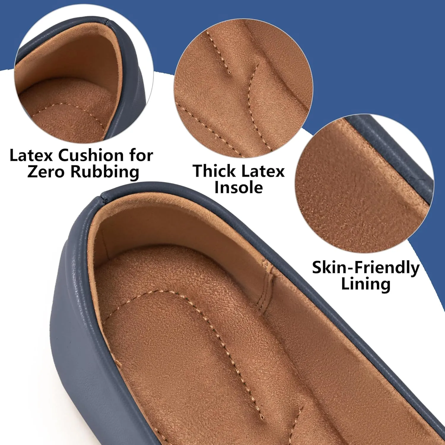 Aomigoct Flats for Women Ballets Shoes: Dress Slip Comfortable Work Flats for 2025 - Casual Ladies Wedding Walking Flat