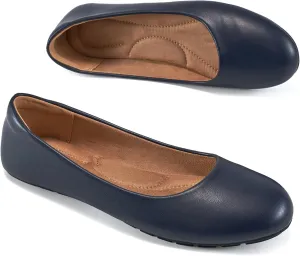 Aomigoct Flats for Women Ballets Shoes: Dress Slip Comfortable Work Flats for 2025 - Casual Ladies Wedding Walking Flat
