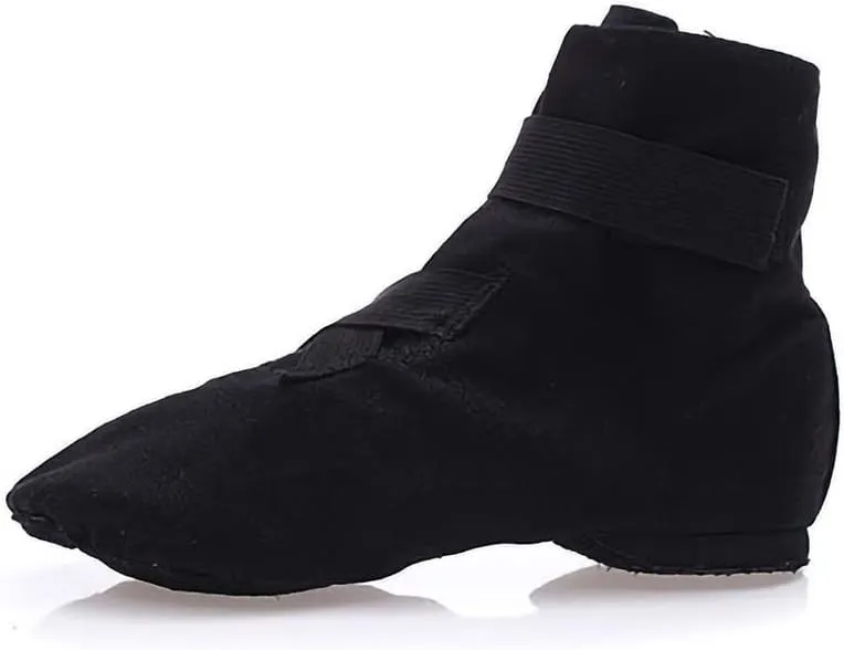 AOQUNFS Canvas Jazz Dance Boots Ballet Ballroom Practice Dancing Sneakers for Women