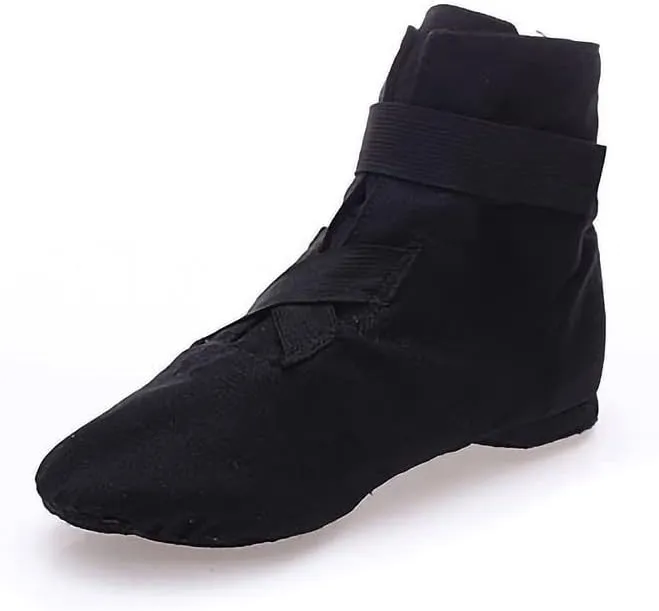 AOQUNFS Canvas Jazz Dance Boots Ballet Ballroom Practice Dancing Sneakers for Women