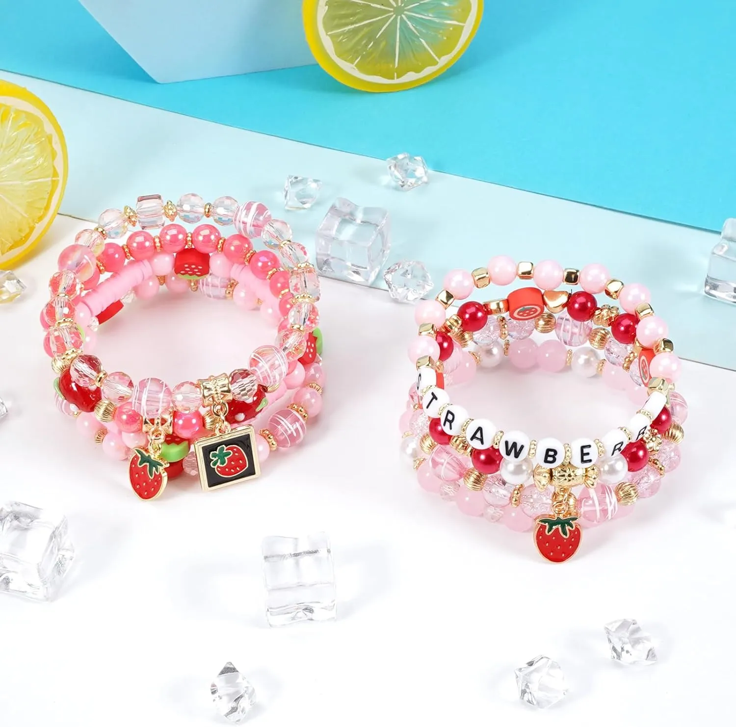 Ardorchid Game Day Bracelets Football Basketball Bracelets Tennis Baseball Stretchy Stackable Heishi Beads Bracelets