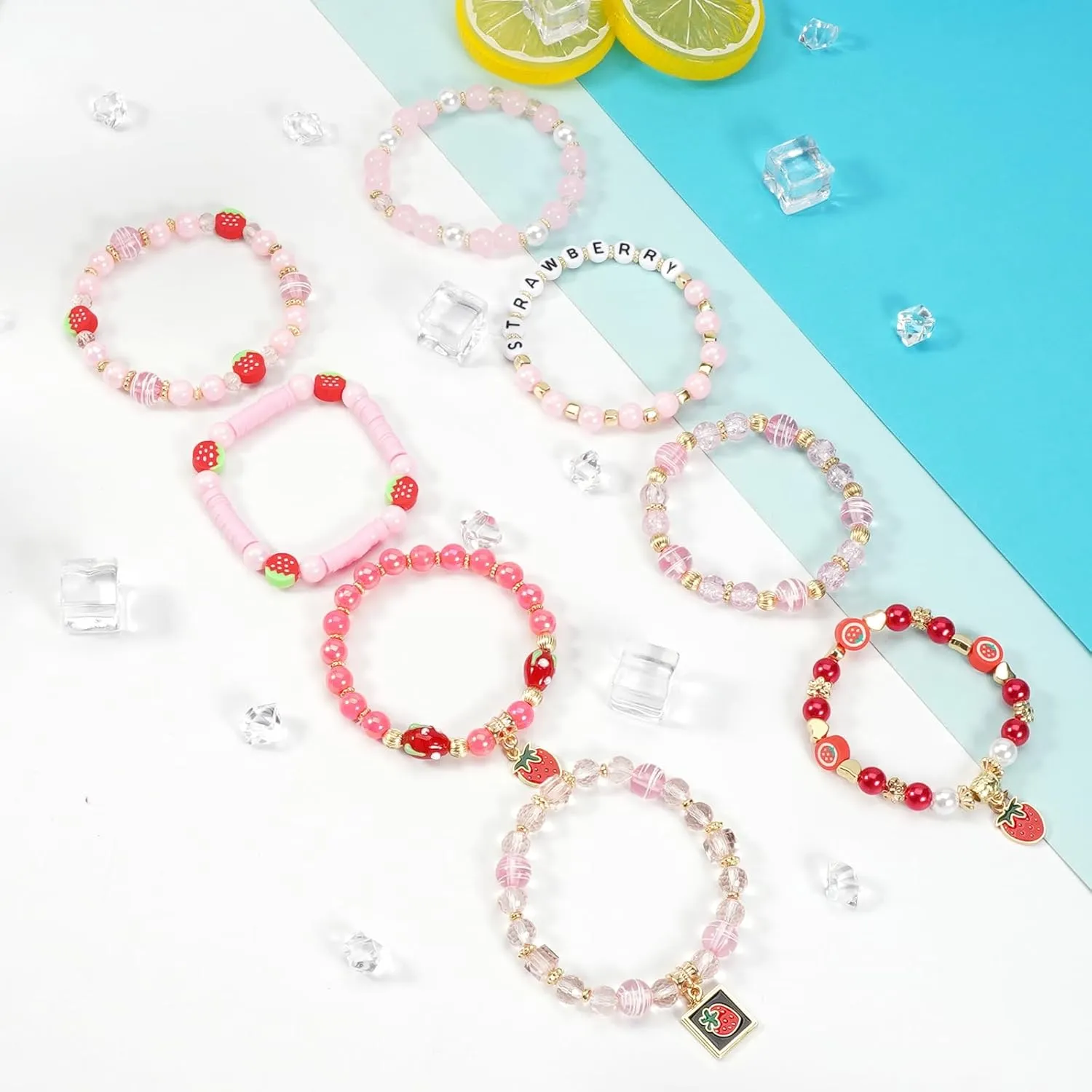 Ardorchid Game Day Bracelets Football Basketball Bracelets Tennis Baseball Stretchy Stackable Heishi Beads Bracelets
