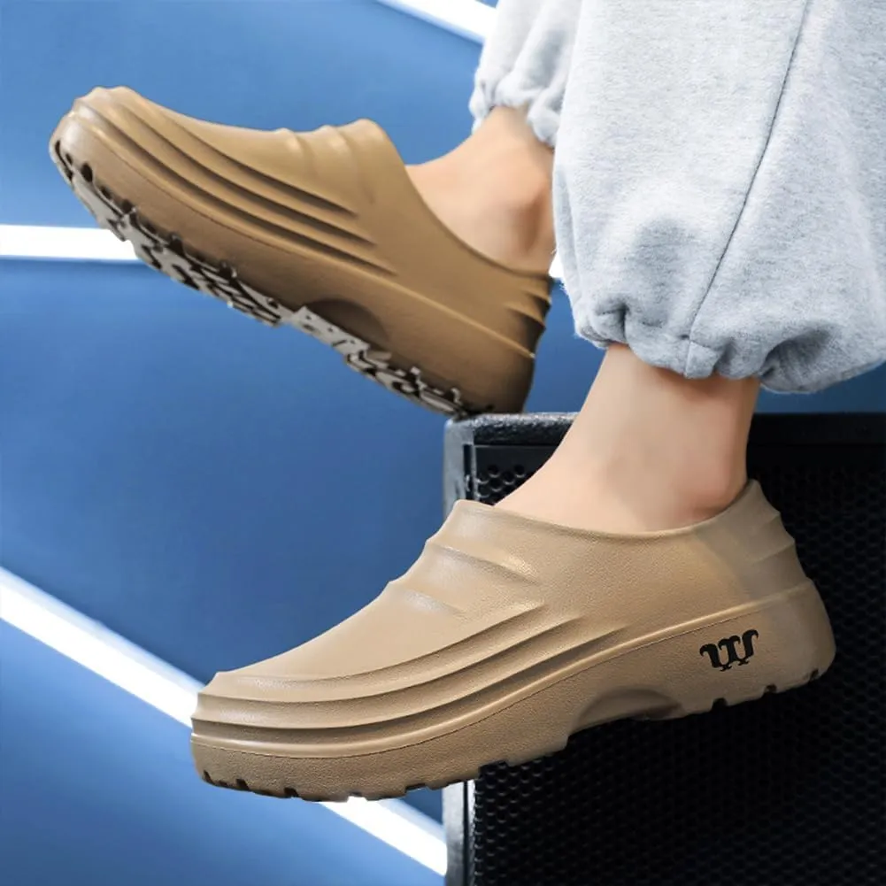 Armadillo Chef Shoes Men Lightweight Non-Slip Oil Waterproof Armadillo Clogs Women Nursing Work Shoes with Arch Support