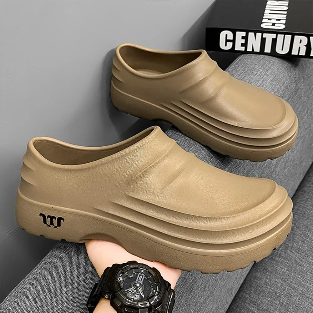 Armadillo Chef Shoes Men Lightweight Non-Slip Oil Waterproof Armadillo Clogs Women Nursing Work Shoes with Arch Support