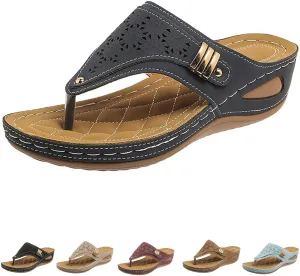 Avylays Women's Breathable Mesh Sports Sandals, 2025, Non-Slip Sole, Orthopedic, Wedge, Blue, Casual, Open Toe; Closed Toe, Thong, Leather, Women