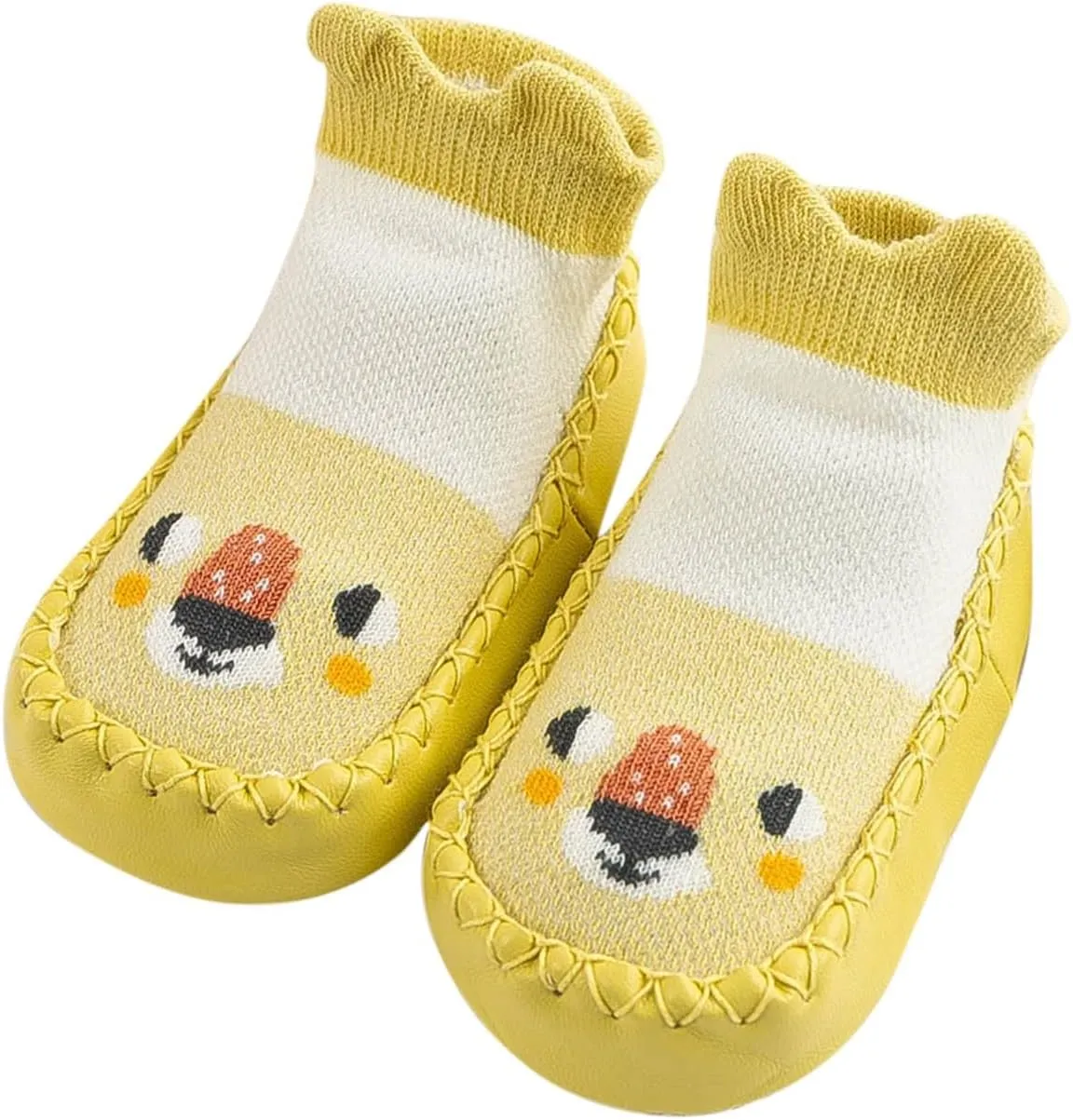 Baby Girl Shoes, 0-24 Months Newborn Baby Boys Girls Cartoon Sock Shoes Non-Slip First Walkers Shoes Black Boots