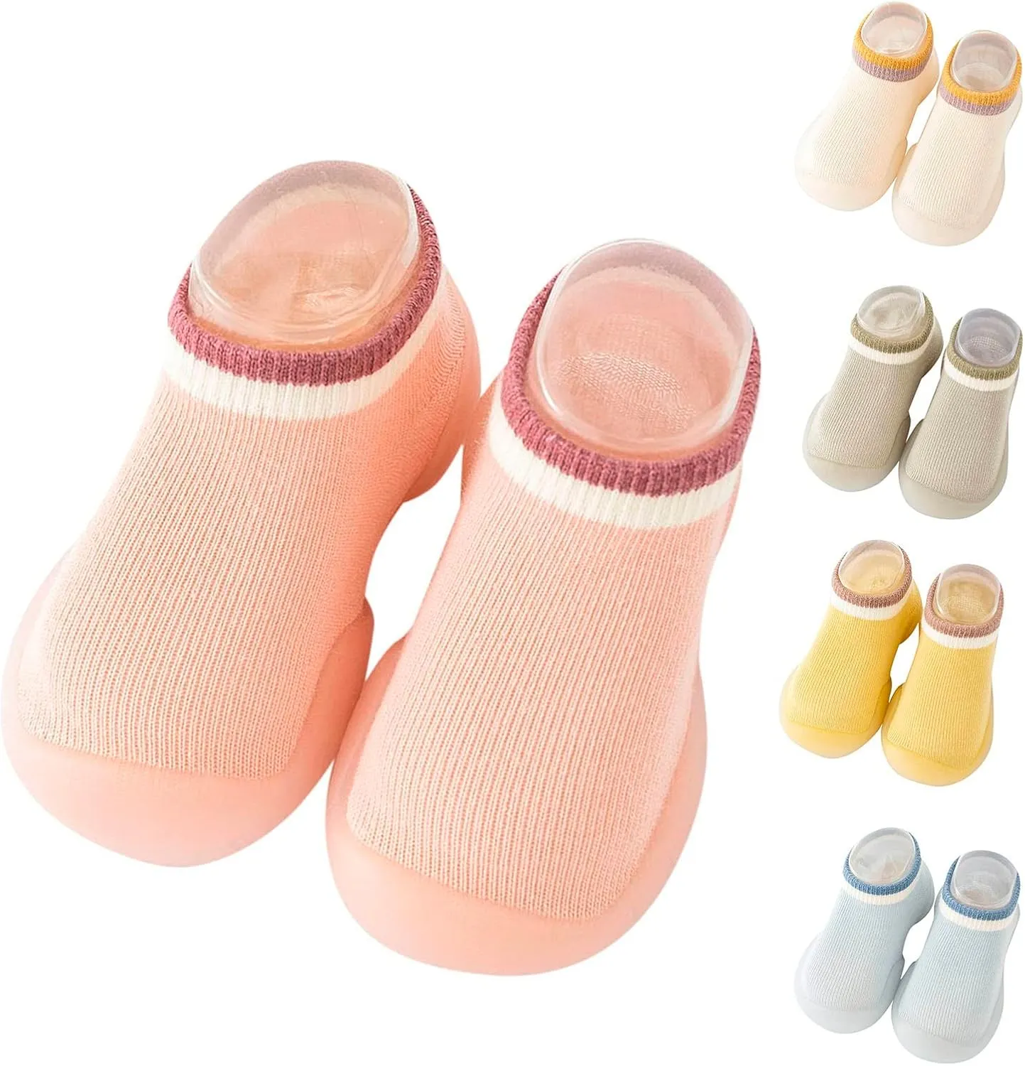 Baby Girl Shoes Autumn Children Toddler Shoes Boys and Girls Floor Sports Socks Shoes Solid Color Light and Cute B