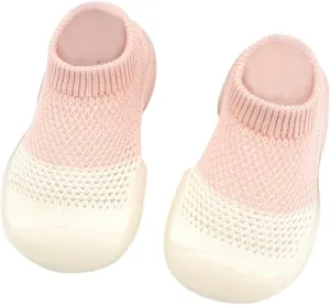 Baby Girl Shoes,Baby Girl Shoes Sock Shoes Anti-Slip Fuzzy Slipper Breathable Home Work Shoes 0-3 Years
