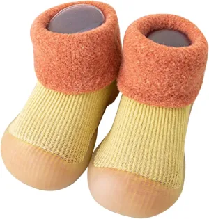 Baby Shoes Girls,Baby Girl Shoes Sock Shoes Anti-Slip Fuzzy Slipper Breathable Home Work Shoes 0-3 Years