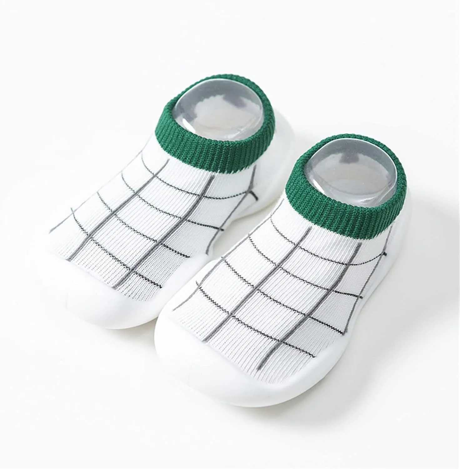 Baby Sock Shoes Infant Boys Girls Socks Shoes Toddler Fleece Warm Floor Socks Non Slip Prewalker Shoes White Shoes B