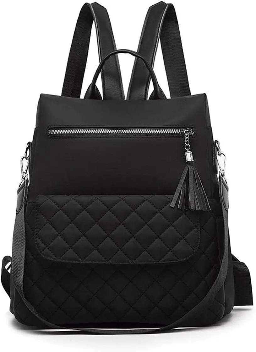 Backpack women Backpacks Large Capacity Female School Bag Casual Laptop For Ladies Bags (Black)