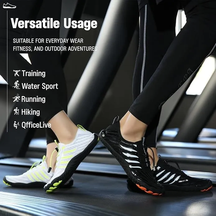 Barefoot Shoes Women Men Grounded Footwear Hike Aqua Shoes, Non-Slip Beach Drain Pool Swim Surf Water Sneakers