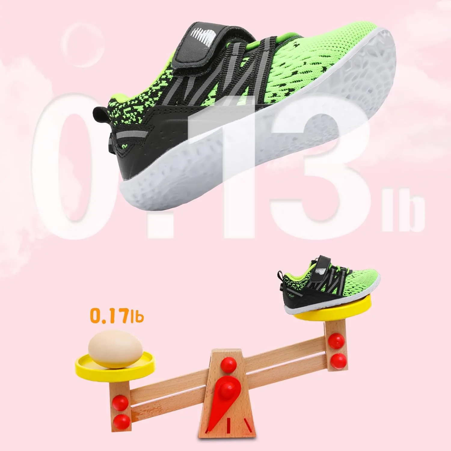 BARERUN Baby Sneakers Toddler Shoes Soft Anti-Slip Sole Newborn First Walkers Infant Toddler Breathable Athletic Running Shoes