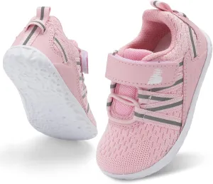 BARERUN Baby Sneakers Toddler Shoes Soft Anti-Slip Sole Newborn First Walkers Infant Toddler Breathable Athletic Running Shoes