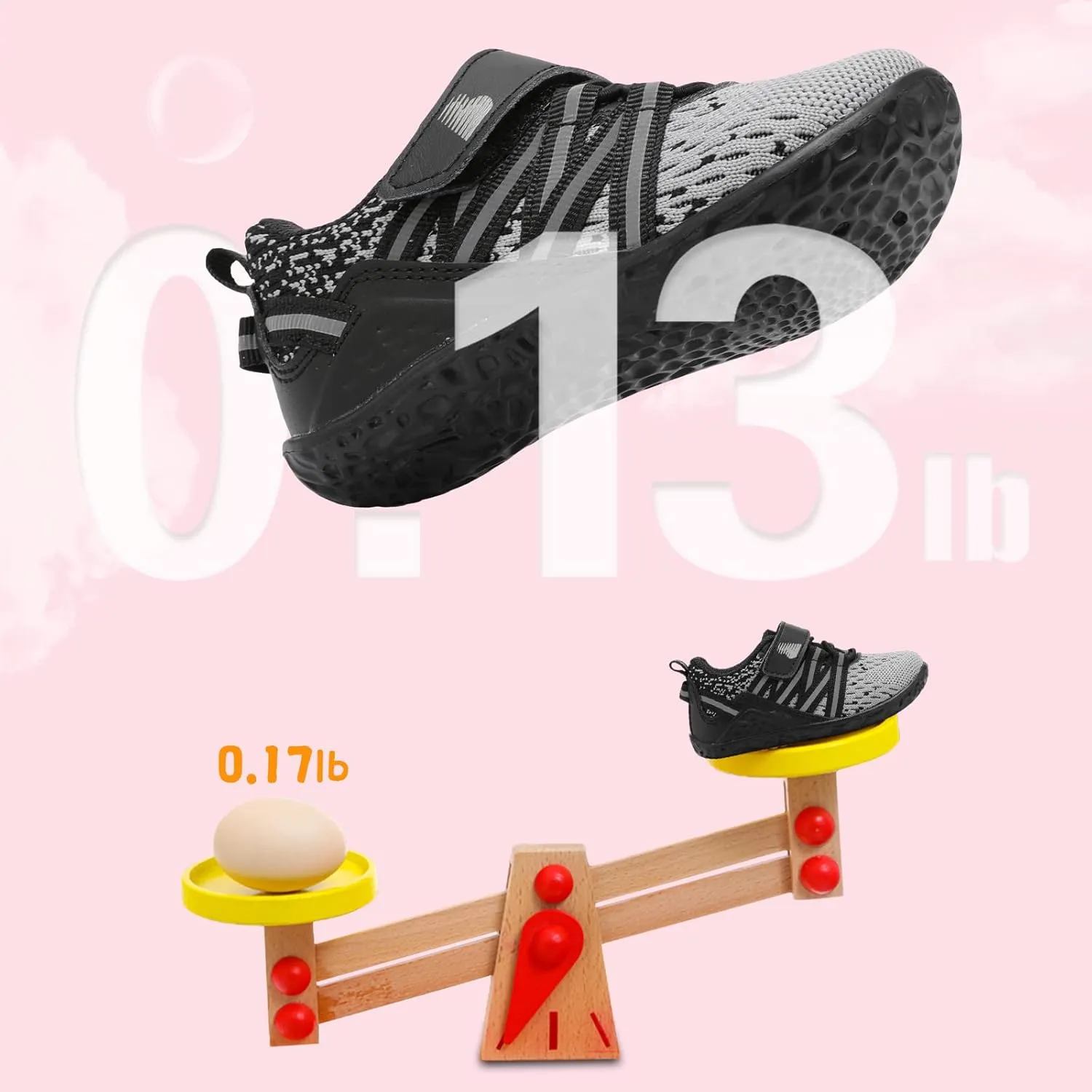 BARERUN Baby Sneakers Toddler Shoes Soft Anti-Slip Sole Newborn First Walkers Infant Toddler Breathable Athletic Running Shoes