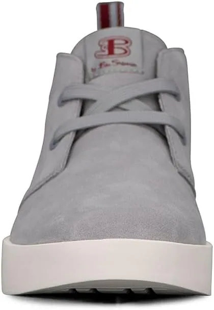 Ben Sherman Mens Thames Round Toe Chukka Casual Boots Ankle - Grey