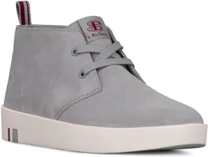 Ben Sherman Mens Thames Round Toe Chukka Casual Boots Ankle - Grey