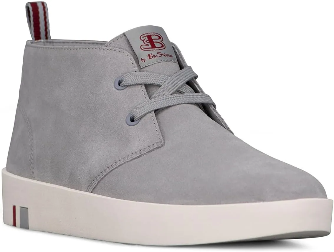 Ben Sherman Mens Thames Round Toe Chukka Casual Boots Ankle - Grey