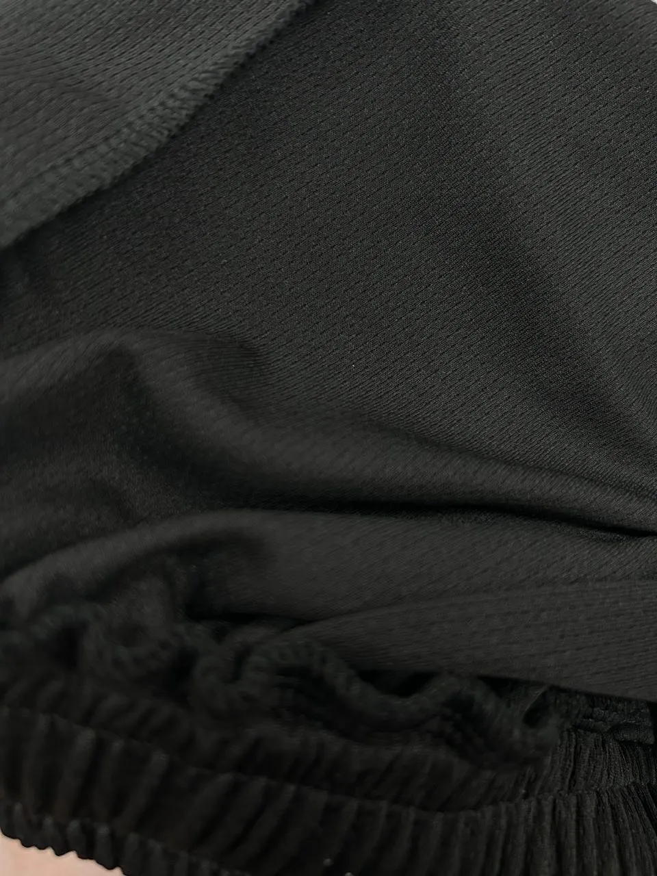 Blavra With God I Win Print Casual Street Mesh Shorts