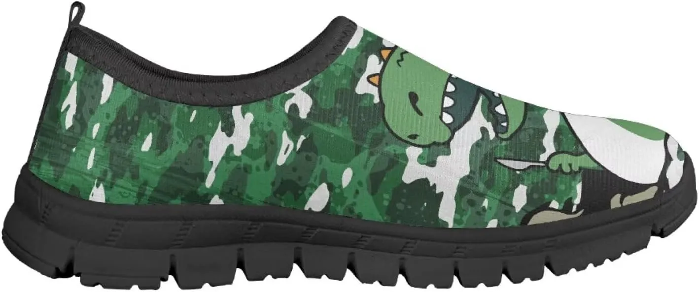Boys Cool Slip-On Flat Lightweight Shoes Walking Casual Comfortable Travel Outdoor School Shoes Big Kids US Size 11-15