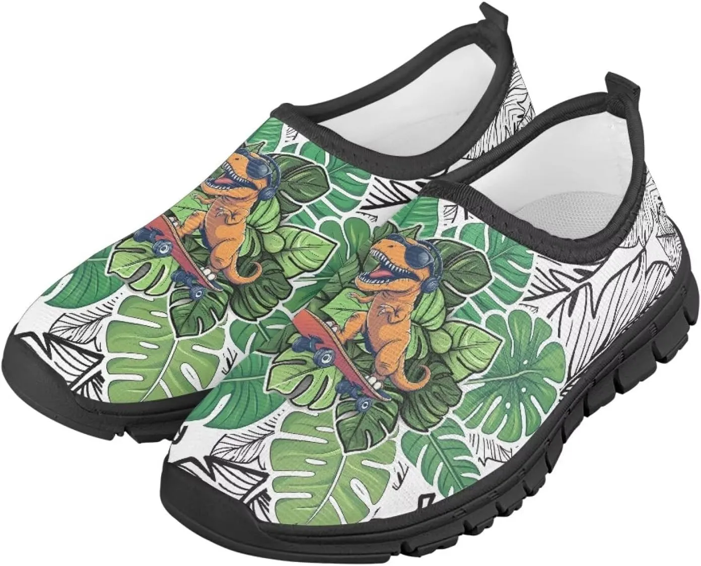 Boys Cool Slip-On Flat Lightweight Shoes Walking Casual Comfortable Travel Outdoor School Shoes Big Kids US Size 11-15