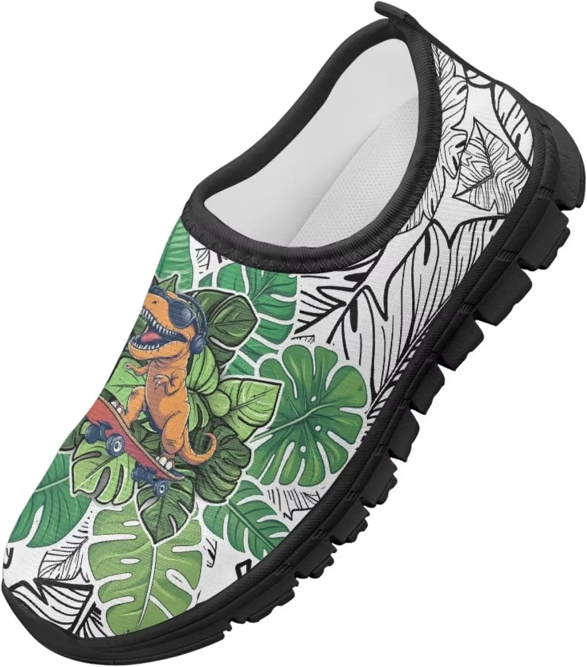 Boys Cool Slip-On Flat Lightweight Shoes Walking Casual Comfortable Travel Outdoor School Shoes Big Kids US Size 11-15