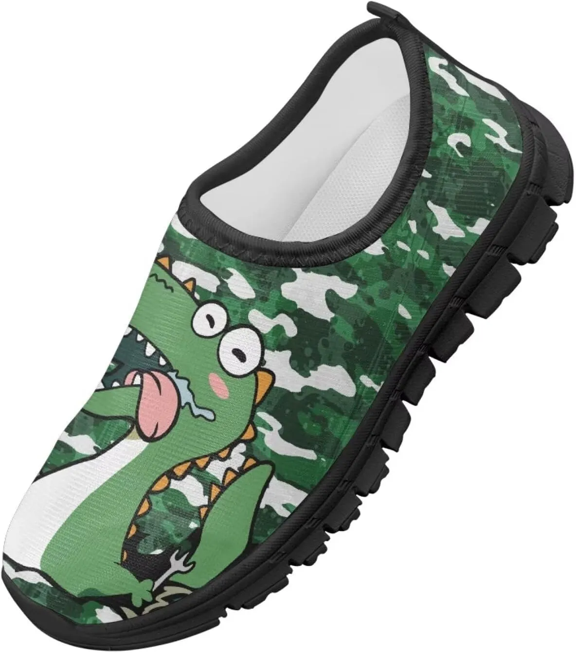Boys Cool Slip-On Flat Lightweight Shoes Walking Casual Comfortable Travel Outdoor School Shoes Big Kids US Size 11-15