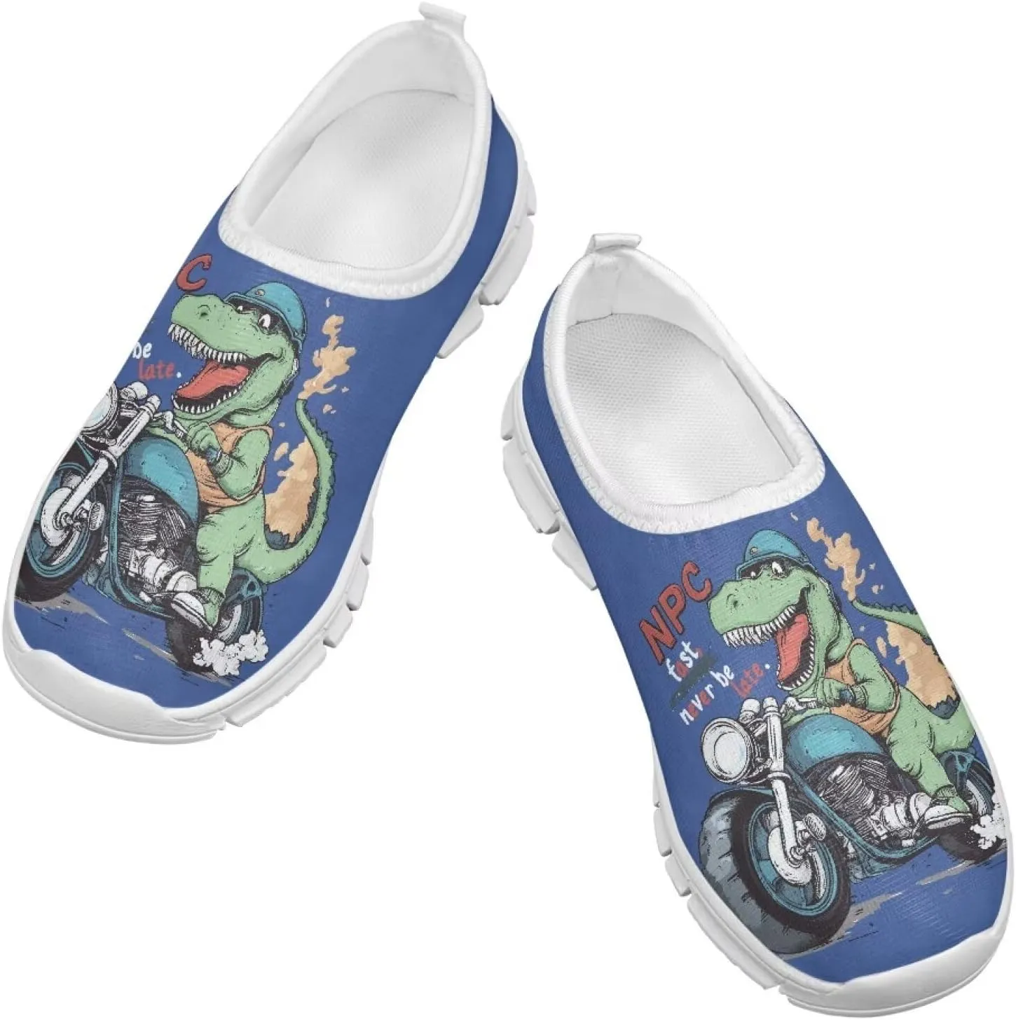 Boys Cool Slip-On Flat Lightweight Shoes Walking Casual Comfortable Travel Outdoor School Shoes Big Kids US Size 11-15
