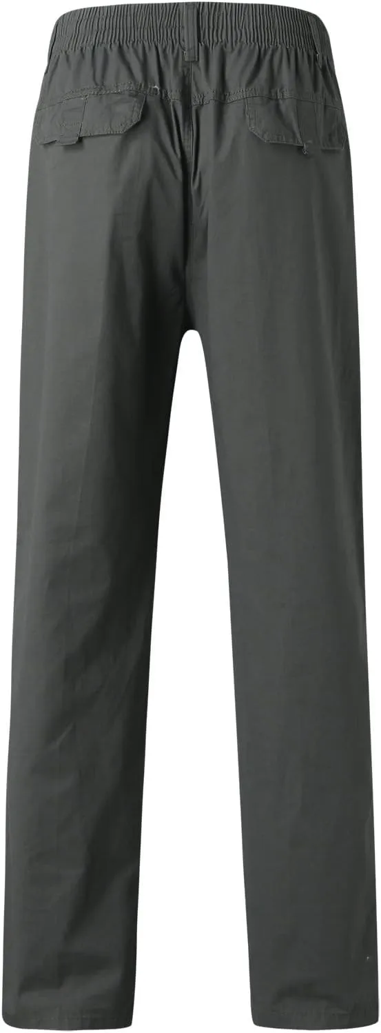 Cargo Pants for Men Baggy Casual Joggers Slim Fit Trousers Sweatpants 2023 Men's Heavyweight Cargo Fleece Sweatpants