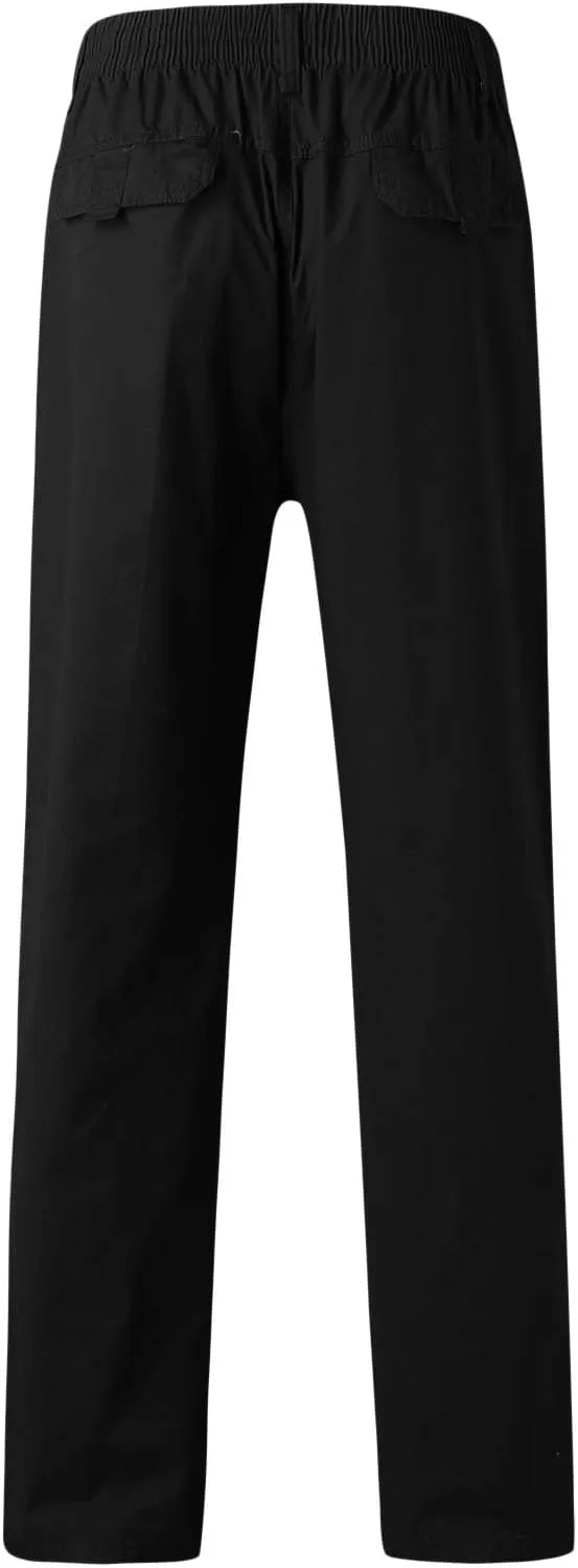 Cargo Pants for Men Baggy Casual Joggers Slim Fit Trousers Sweatpants 2023 Men's Heavyweight Cargo Fleece Sweatpants
