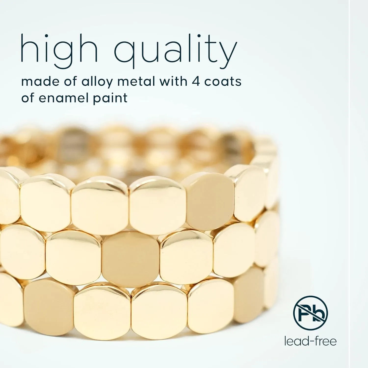 Cedar and Ink Gold Stackable Bracelets, Tile Bracelets for Women, Stackable Enamel Bracelets, Enamel Bangle Bracelet, Gold Bracelets for Women