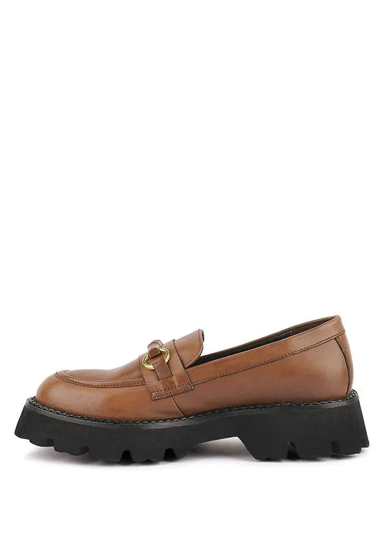 Cheviot Chunky Leather Loafers by Blak Wardrob
