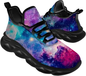Ciadoon Galaxy Shoes for Men Women Road Running Shoes Non-Slip Walking Tennis Sneakers Cross Trainer Shoes Gifts