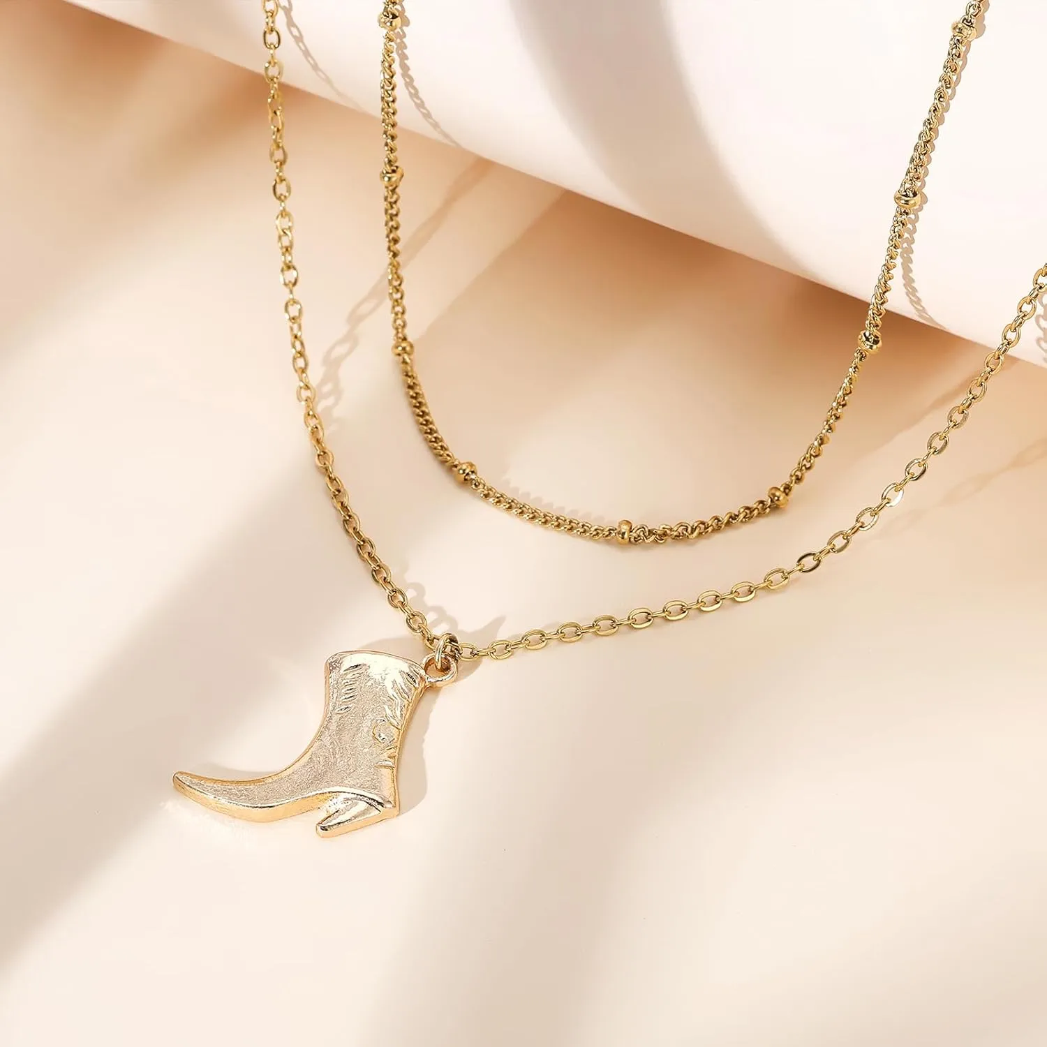 Coastal Cowgirl Charm Necklace Choker Gold Shell Starfish Beach Charm Necklace Trendy Jewelry for Women