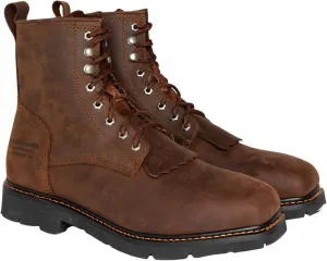 Cody James Men's 8" Mustang Lace-Up Kiltie Waterproof Work Boot Composite - Cwpr8