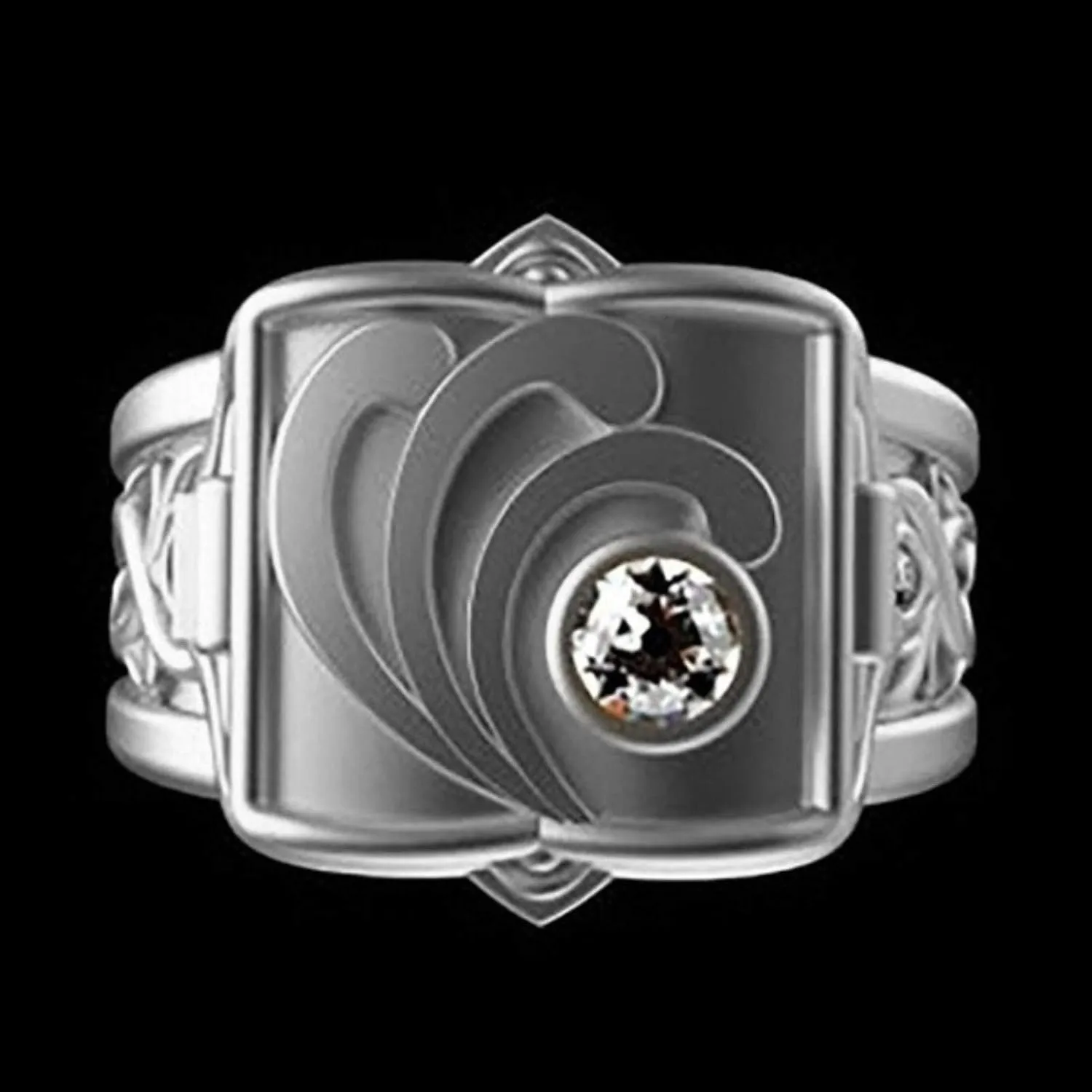 Concave Convex Openable Lid Rings - Creative Fashion Irregular Rings for Women, Teen Girls & Men - New Year & Valentine's Gift
