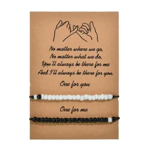 Couples bracelets Friendship Bracelets, Matching Bracelets friendship bracelet beads for Best Friend, Couple Bracelets for Boyfriend and Girlfriend Gifts.