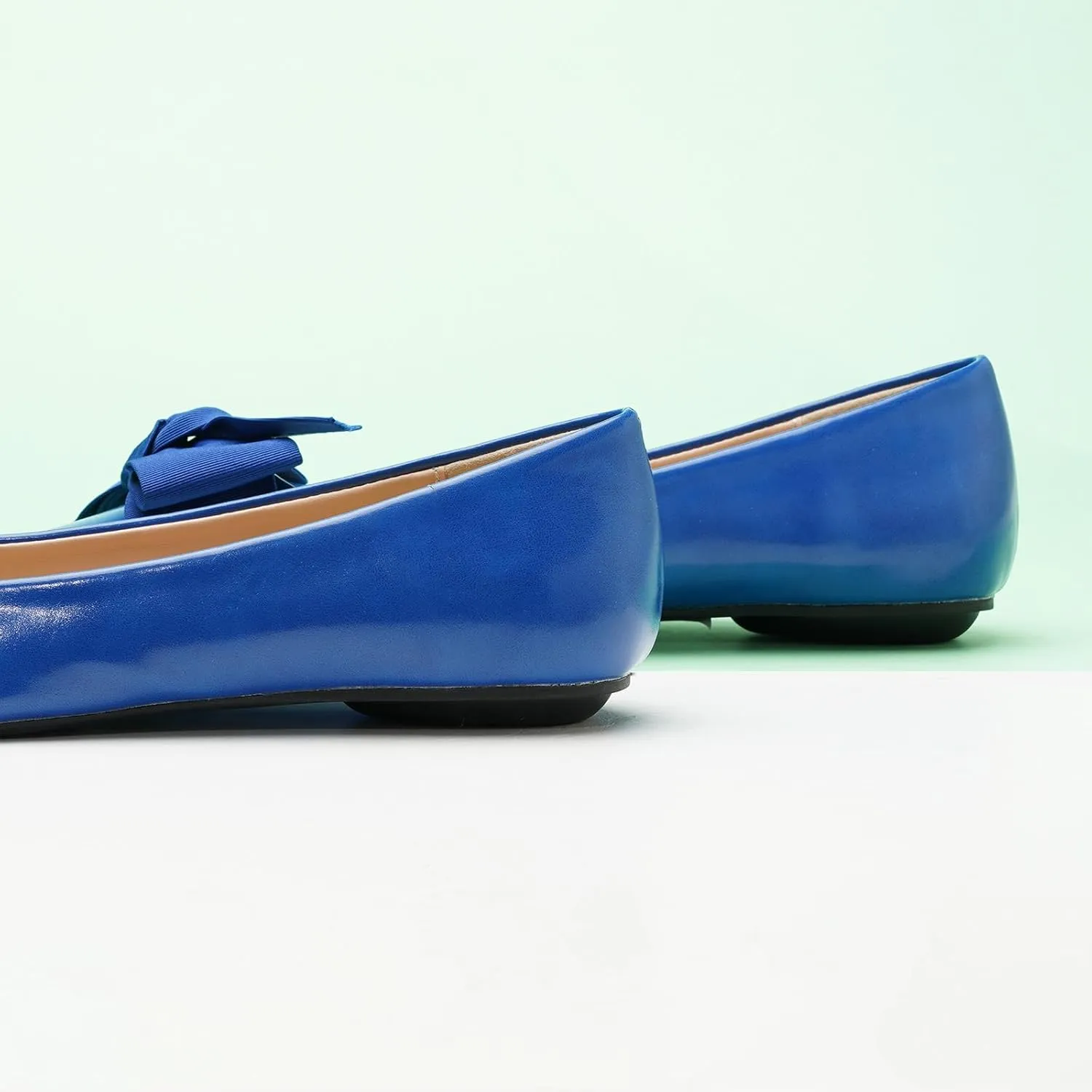 C.Paravano Pointy Bow Flats Women's Flats Comfortable Stylish Slip-On Shoes for Casual and Office