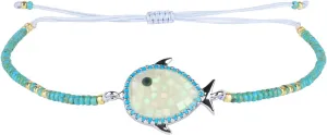 CQUAN CHI Women Pearl Shell Fish Charm Bracelets Miyuki Beaded Bracelets Adjustable Friendship Bracelets