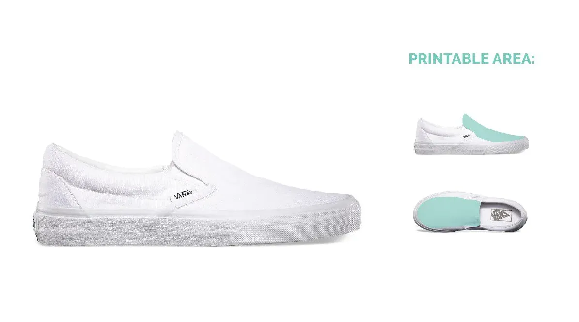 Customizable Slip-On - Black Monochrome
