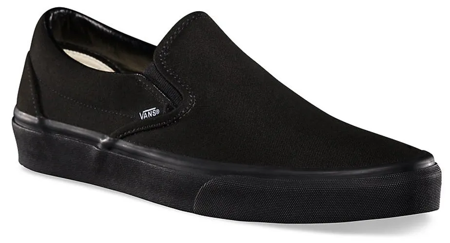 Customizable Slip-On - Black Monochrome
